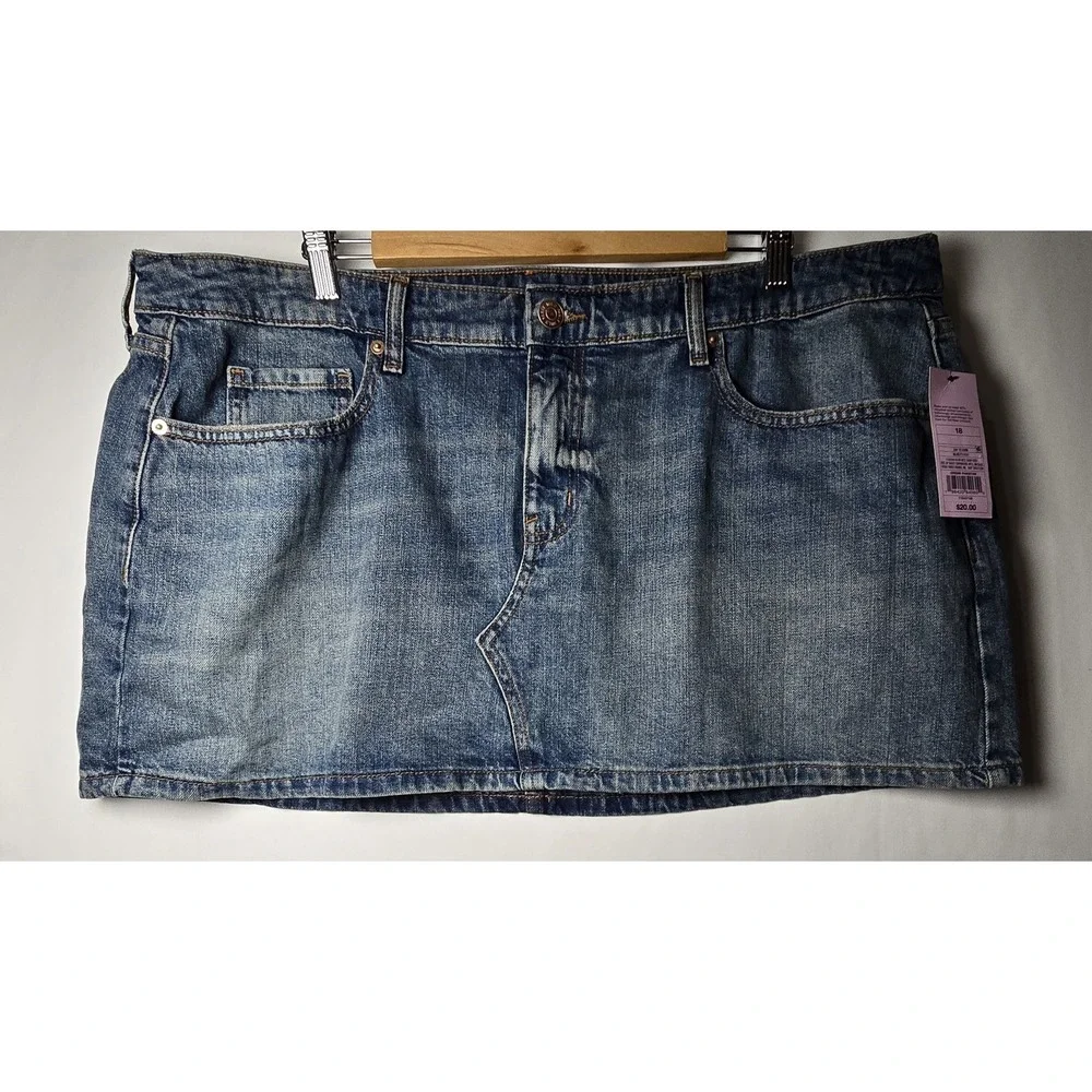 NWT Wild Fable Womens Denim Mini Skirt Sz 18